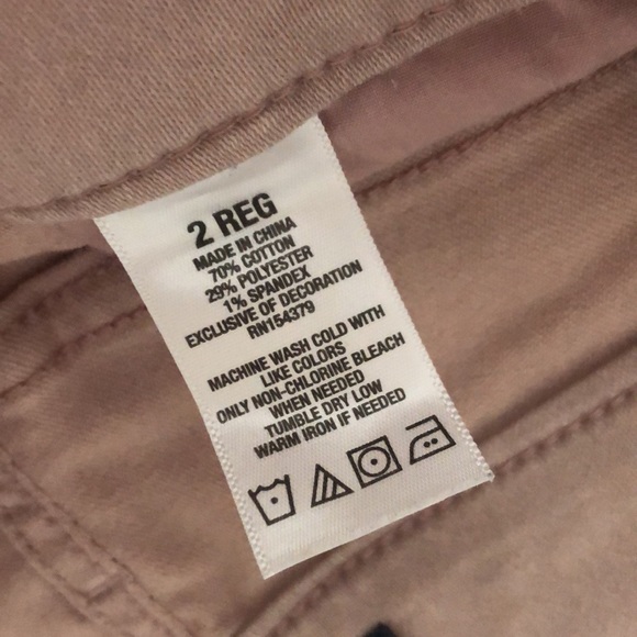 High-Rise Color Wash Jegging Pink Note Size 2 - Picture 8 of 12